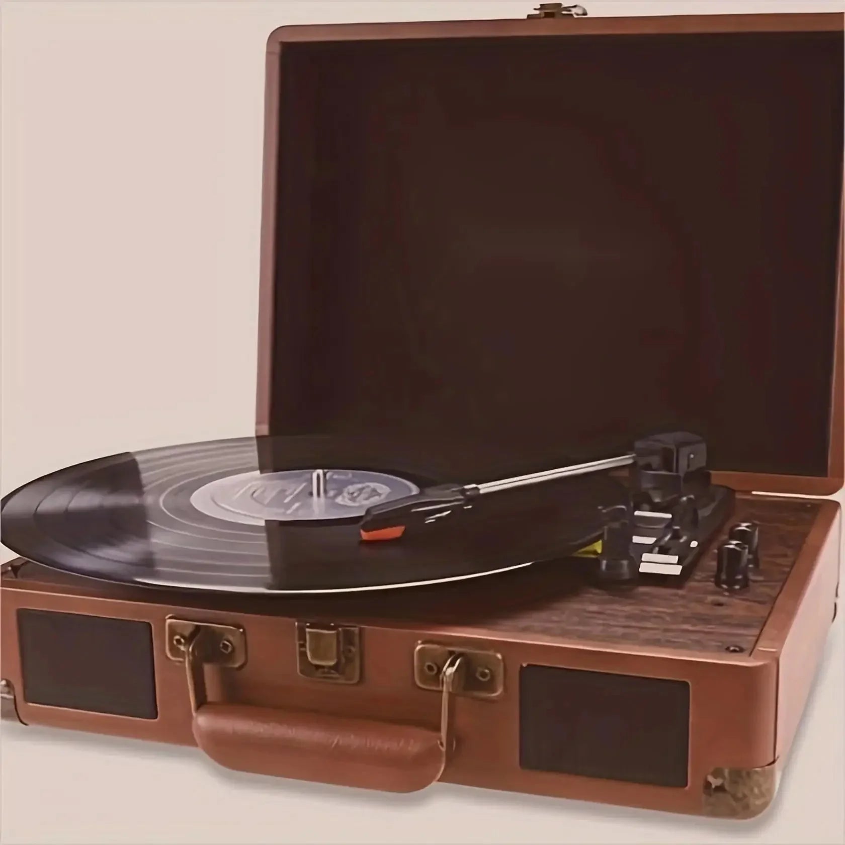 Maio Vintage Gramophone: Belt - Driven Turntable with Built - in Speakers - GiftMira