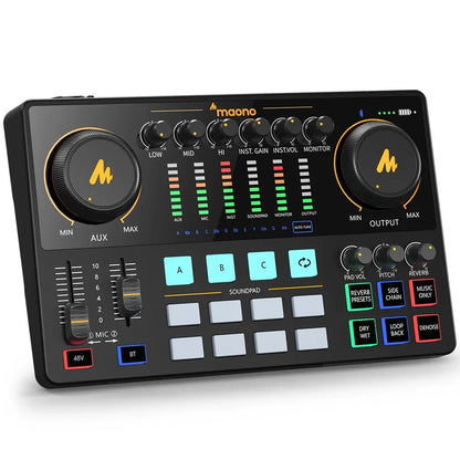 Maono Maonocaster AME2 Audio Interface Mixer - GiftMira
