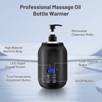Massage Oil Warmer – Electric Wax & Lotion Warmer for Massage Therapy, Spa & Salon Use, Temperature Control - GiftMira