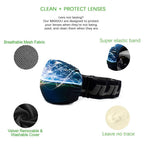 MAXJULI Microfiber Goggle Cover – Premium Snow Ski Goggles Overcover 3000 - GiftMira