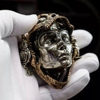 Mechanical Skeleton Mask Metal EDC Fidget Toy Magnetic Ornament - GiftMira