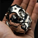 Mechanical Skeleton Mask Metal EDC Fidget Toy Magnetic Ornament - GiftMira