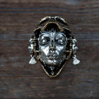Mechanical Skeleton Mask Metal EDC Fidget Toy Magnetic Ornament - GiftMira