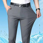 Men's Business Office Ice Silk Casual Pants - GiftMira