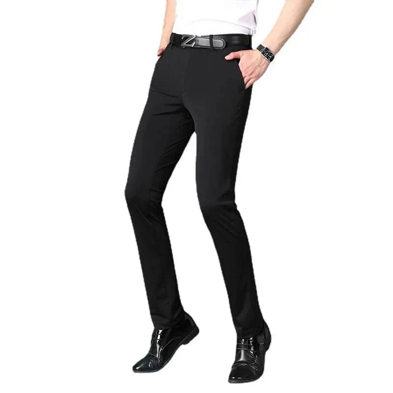 Men's Business Office Ice Silk Casual Pants - GiftMira