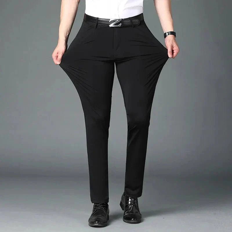 Men's Business Office Ice Silk Casual Pants - GiftMira
