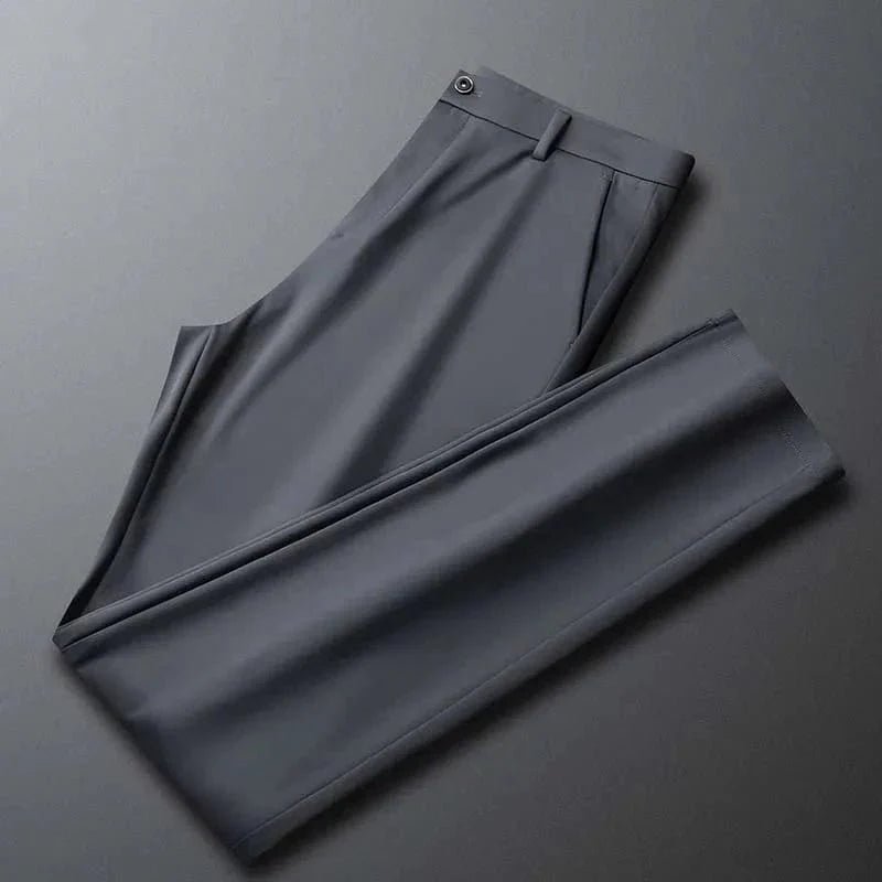 Men's Business Office Ice Silk Casual Pants - GiftMira