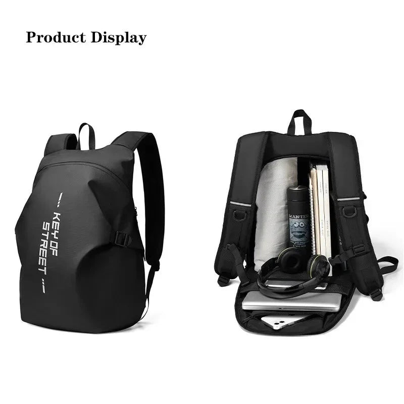 Motorcycle Backpack: Waterproof, Large Capacity, Full Helmet Bag - GiftWave.co