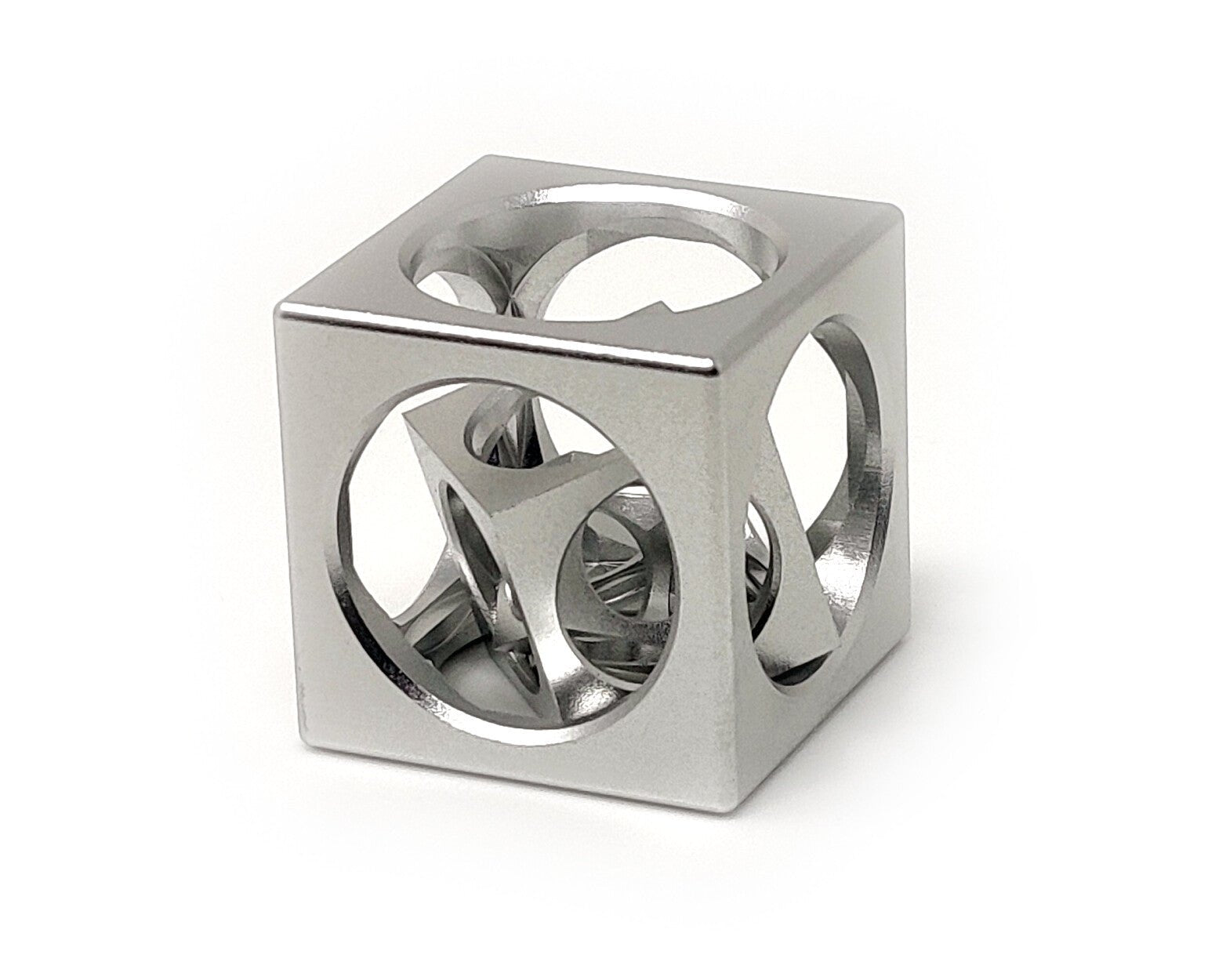 Metal Infinity Cube Fidget Toy – CNC Machined Aluminum Alloy Desk Toy for Focus & Stress, Adults & Kids - GiftMira