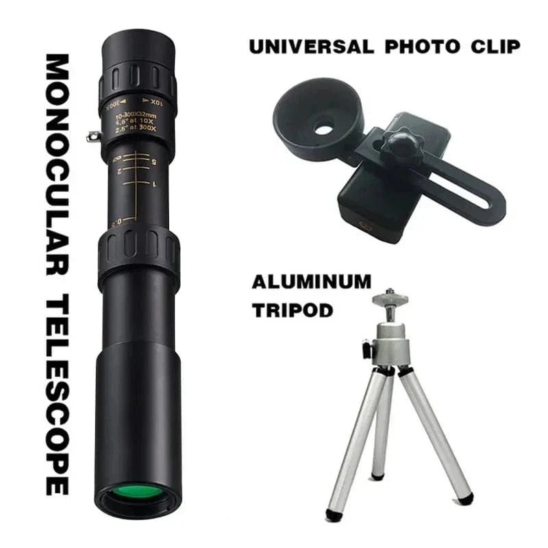 Military Metal Binoculars - Best 10 - 300X Zoom HD Telescope - GiftMira