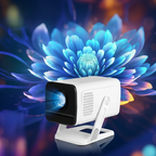 Mini Portable Projector 1080P WiFi Bluetooth, Outdoor Movie Projector Auto Keystone, 180° Rotation - GiftMira