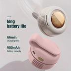Mini Waist Clip Fan – Portable Wearable 3 - Speed USB - C Rechargeable Belt & Neck Fan, 5H Battery, Hands - Free - GiftMira