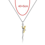 Mother & Child Hugging Pendant Necklace – Stainless Steel Minimalist Mom Charm, Anniversary Jewelry Gift - GiftMira
