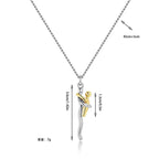 Mother & Child Hugging Pendant Necklace – Stainless Steel Minimalist Mom Charm, Anniversary Jewelry Gift - GiftMira