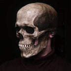 Movable Jaw Realistic Skull Mask - Best Full Head Halloween Latex Mask for Cosplay - GiftMira