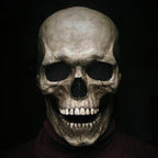 Movable Jaw Realistic Skull Mask - Best Full Head Halloween Latex Mask for Cosplay - GiftMira