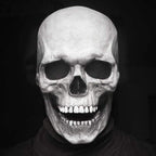 Movable Jaw Realistic Skull Mask - Best Full Head Halloween Latex Mask for Cosplay - GiftMira