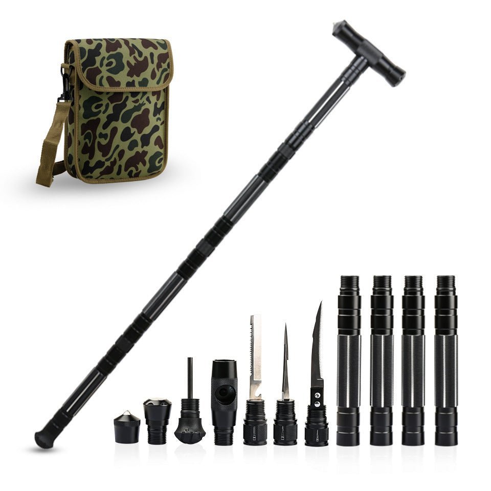 Multifunctional Survival Hiking Pole | The All - in - One Trail Companion - GiftMira