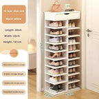 Multilayer Shoe Cabinet with Top Drawer Organizer: Space - Saving Home Furniture - GiftMira