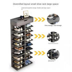 Multilayer Shoe Cabinet with Top Drawer Organizer: Space - Saving Home Furniture - GiftMira