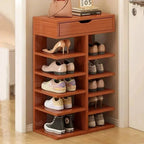 Multilayer Shoe Cabinet with Top Drawer Organizer: Space - Saving Home Furniture - GiftMira