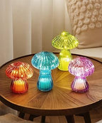 Mushroom Table Lamp with Touch Dimming | LED Bedroom Desk Night Light - GiftMira