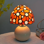 Mushroom Table Lamp with Touch Dimming | LED Bedroom Desk Night Light - GiftMira