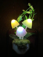 Mushroom Table Lamp with Touch Dimming | LED Bedroom Desk Night Light - GiftMira