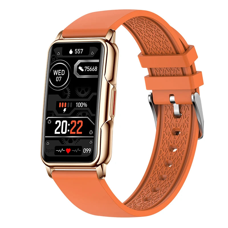 Ultra-Thin Fitness Tracker Smart Band - 1.47-Inch GPS Smartwatch IP67 Waterproof