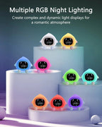 ORIA Kids Alarm Clock – Smart Sleep Training & 9 - Color LED Night Light - GiftMira