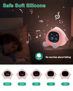 ORIA Kids Alarm Clock – Smart Sleep Training & 9 - Color LED Night Light - GiftMira