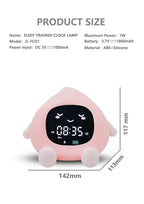 ORIA Kids Alarm Clock – Smart Sleep Training & 9 - Color LED Night Light - GiftMira