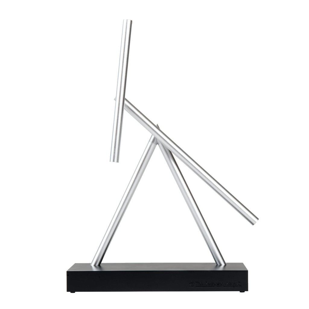 Perpetual Motion Kinetic Desk Sculpture — Balancing Swing Art, Metal Office Desk Décor Gift - GiftMira