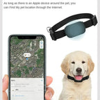 Pet GPS Tracker Adjustable Collar Dog Cat Real - Time Locator No Subscription No SIM 365 - Day Battery - GiftMira