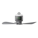 Portable Camping Ceiling Fan – 12000mAh Rechargeable, LED Lantern, Remote Control, 30H Battery, USB - C, RV/Tent - GiftMira