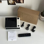 Portable CD Player Bluetooth 5.0 LCD Screen Built - In Speaker Anti - Skip USB - C Rechargeable Gift - GiftMira