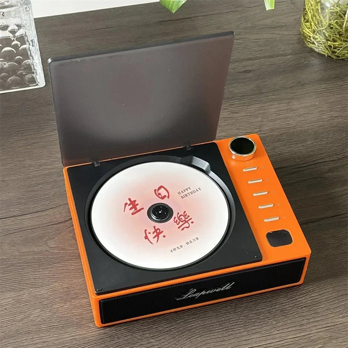 Portable CD Player Bluetooth 5.0 LCD Screen Built - In Speaker Anti - Skip USB - C Rechargeable Gift - GiftMira