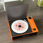 Portable CD Player Bluetooth 5.0 LCD Screen Built - In Speaker Anti - Skip USB - C Rechargeable Gift - GiftMira