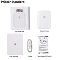 Portable Color Photo Printer Bluetooth Mini Mobile Pocket Printer 2x3 Inch HD Picture Printer - GiftMira