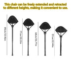 Portable Compact Folding Camping Chair – Ultralight Telescoping Seat Stick with Carry Bag 300 Lb Cap - GiftMira