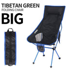 Portable Compact Folding Camping Chair – Ultralight Telescoping Seat with Carry Bag 300 Lb Cap - GiftMira