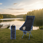 Portable Compact Folding Camping Chair – Ultralight Telescoping Seat with Carry Bag 300 Lb Cap - GiftMira
