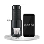 Portable Espresso Maker Set – Manual Travel Coffee Machine with Case 18 Bar, Compatible with Standard Pods - GiftMira