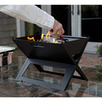 Portable Notebook BBQ Grill Foldable Charcoal Barbecue Grill for Camping Travel Picnic Outdoor Cooking - GiftMira