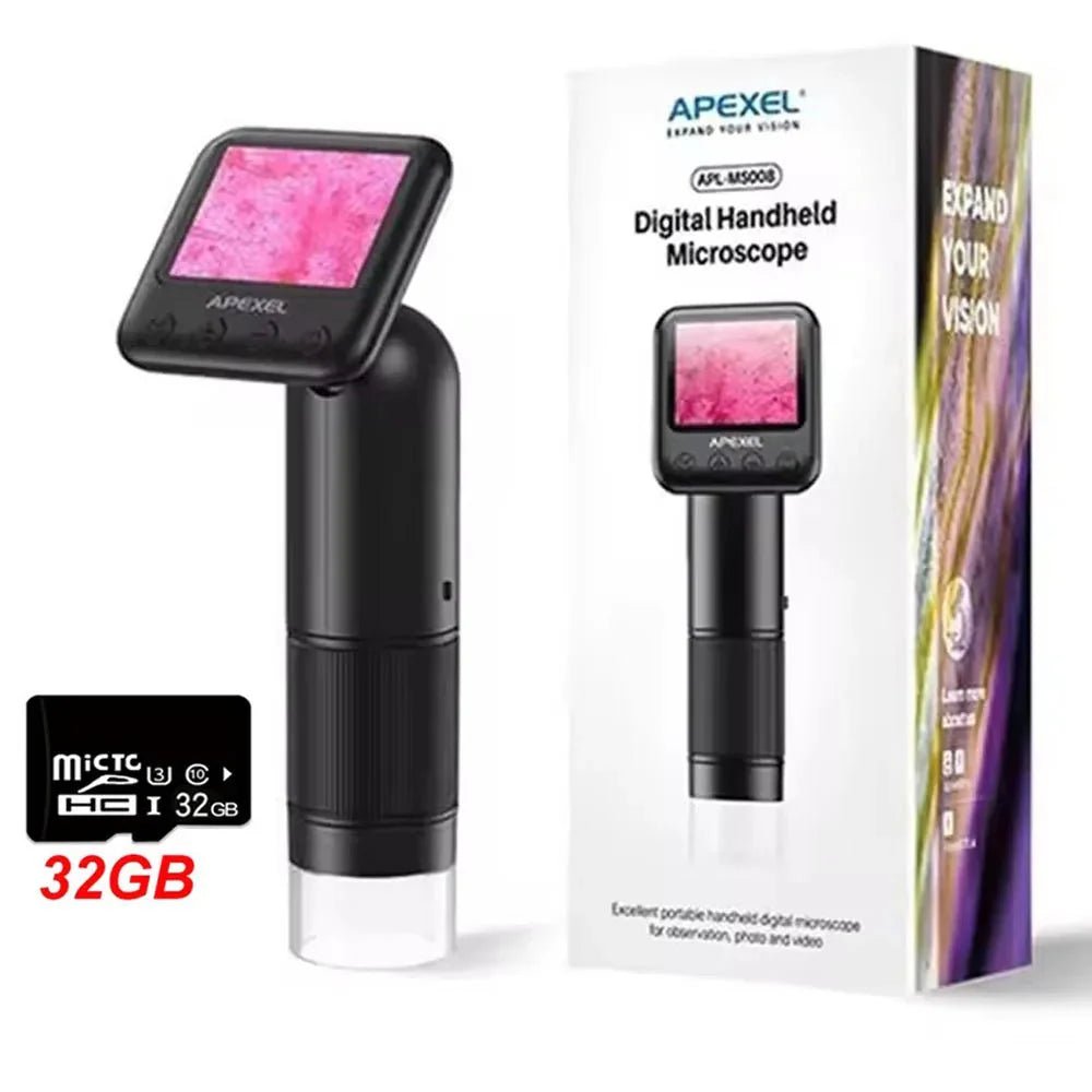 Premium Handheld 800X HD Digital Microscope with 2 Inch LCD Screen - GiftMira