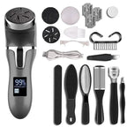 Professional Electric Foot Callus Remover – 3 Roller Heads, 2 - Speed, IPX6 Waterproof, USB Rechargeable - GiftMira