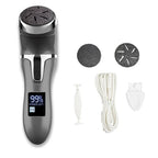 Professional Electric Foot Callus Remover – 3 Roller Heads, 2 - Speed, IPX6 Waterproof, USB Rechargeable - GiftMira