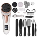 Professional Electric Foot Callus Remover – 3 Roller Heads, 2 - Speed, IPX6 Waterproof, USB Rechargeable - GiftMira