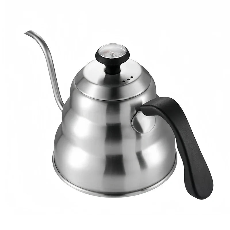 Professional Hand - Brewed Coffee Kettle with Thermometer l Hand Brewed Coffee Maker - GiftMira