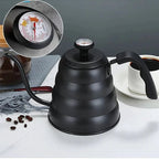 Professional Hand - Brewed Coffee Kettle with Thermometer l Hand Brewed Coffee Maker - GiftMira